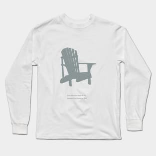 Adirondack Chair, Thomas Lee, 1903 Long Sleeve T-Shirt